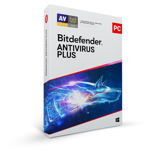 BITDEFENDER ANTIVIRUS PLUS - 5 PC 2023 - 1 Ano