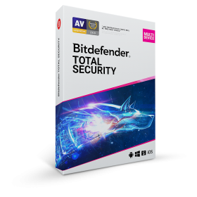 BITDEFENDER TOTAL SECURITY 2023 - Licence - 10 zařízení - 2 roky